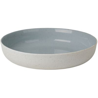 blomus Tiefer Teller -SABLO; 500 ml, 18.5x18.5x18x4 cm (LxBxØxH); graublau/hellblau; oval blomus Tiefer Teller -SABLO; 500 ml, 18.5x18.5x18x4 cm (LxBxØxH); graublau/hellblau; oval