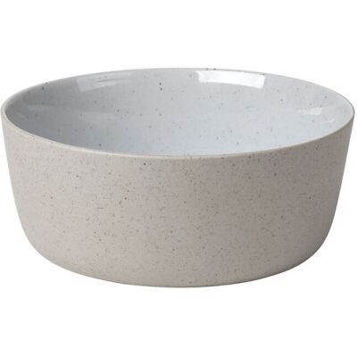 Blomus Sablo - 15,5cm Weiße Steingut Schale - Geschirr Blomus Sablo - 15,5cm Weiße Steingut Schale - Geschirr