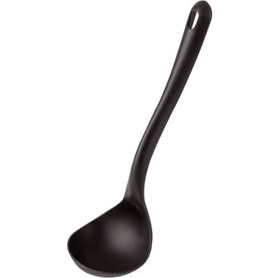 Paderno Schöpflöffel, aus glasfaserverstärktem Material, schwarz; 0.11 l, 9x31 cm (ØxL); schwarz Paderno Schöpflöffel, aus glasfaserverstärktem Material, schwarz; 0.11 l, 9x31 cm (ØxL); schwarz