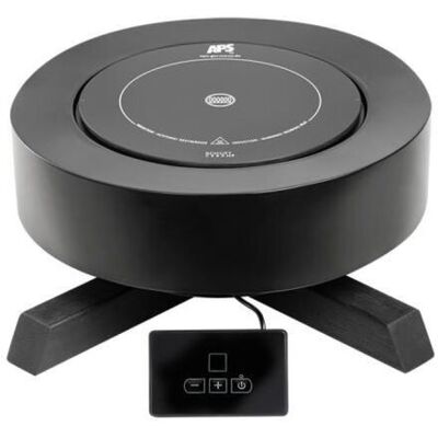 APS BONFIRE Induktionsstation - 24 cm, Schwarz, Elegant APS BONFIRE Induktionsstation - 24 cm, Schwarz, Elegant