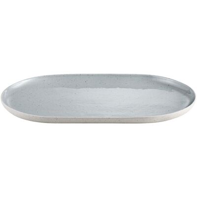 blomus Servierplatte -SABLO; 35x20x2 cm (LxBxH); graublau; oval blomus Servierplatte -SABLO; 35x20x2 cm (LxBxH); graublau; oval