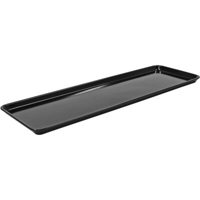 Schneider Auslagetablett Melamin; 58x19.5x2 cm (LxBxH); schwarz; rechteckig Schneider Auslagetablett Melamin; 58x19.5x2 cm (LxBxH); schwarz; rechteckig
