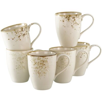 CreaTable Nature Collection - Kaffeebecher 6-tlg; 300 ml, 8.5x8.5x8.5x11 cm (LxBxØxH); beige; 6 Stück / Pack CreaTable Nature Collection - Kaffeebecher 6-tlg; 300 ml, 8.5x8.5x8.5x11 cm (LxBxØxH); beige; 6 Stück / Pack