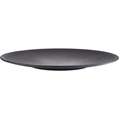 APS Teller NERO, Melamin; 42x42x42x3.5 cm (LxBxØxH); schwarz; rund APS Teller NERO, Melamin; 42x42x42x3.5 cm (LxBxØxH); schwarz; rund