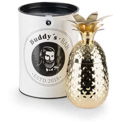 BUDDY'S - Pineapple - Goldfarben - 500 ml - Cocktail glass BUDDY'S - Pineapple - Goldfarben - 500 ml - Cocktail glass