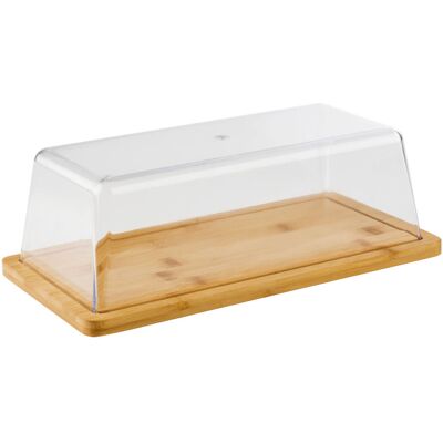 APS Bambus-Servierplatte mit Haube - 32x16,5cm APS Bambus-Servierplatte mit Haube - 32x16,5cm