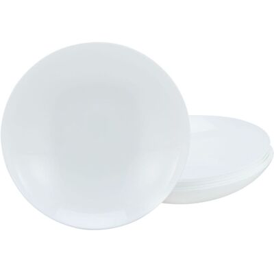 CreaTable Italien Party - Multifunktionsteller 6-tlg; 26x4.5 cm (ØxH); weiß; rund; 6 Stück / Pack CreaTable Italien Party - Multifunktionsteller 6-tlg; 26x4.5 cm (ØxH); weiß; rund; 6 Stück / Pack