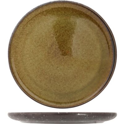 Cosy & Trendy Elements Mineral Dessertteller D20,5Cm; 20.6x20.6x20.5x2.1 cm (LxBxØxH); grün/anthrazit; rund; 6 Stück / Pack Cosy & Trendy Elements Mineral Dessertteller D20,5Cm; 20.6x20.6x20.5x2.1 cm (LxBxØxH); grün/anthrazit; rund; 6 Stück / Pack