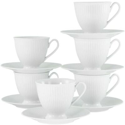 CreaTable Valencia weiss - Kaffeeset 12-tlg; weiß CreaTable Valencia weiss - Kaffeeset 12-tlg; weiß