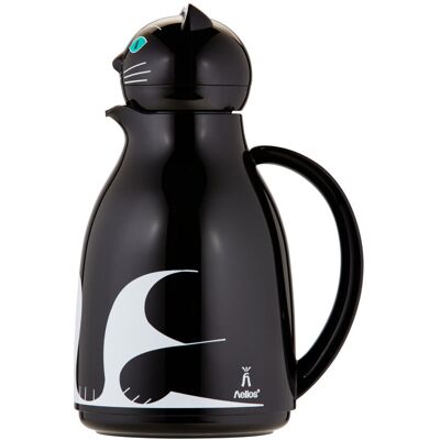 helios Isolierkanne Thermo-Cat 1,0 l; 1 l, 26.2 cm (H); schwarz helios Isolierkanne Thermo-Cat 1,0 l; 1 l, 26.2 cm (H); schwarz