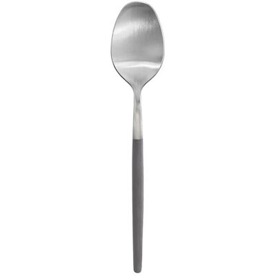 blomus Teelöffel -MAXIME-; 15 cm (L); silber, Griff dunkelgrau blomus Teelöffel -MAXIME-; 15 cm (L); silber, Griff dunkelgrau