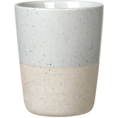 Blomus Sablo Becher - 25cl Weiß - Hochwertiges Steingut Blomus Sablo Becher - 25cl Weiß - Hochwertiges Steingut