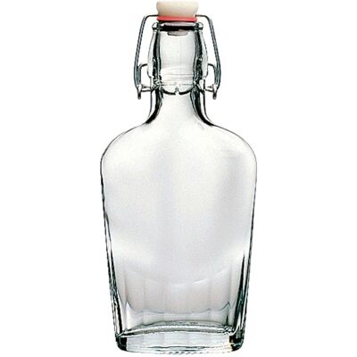 Bormioli Rocco Flasche Fiaschetta 0,25l, Bügelverschluss, Glas; 0.25 l, 20.3 cm (H); transparent; 30 Stück / Pack Bormioli Rocco Flasche Fiaschetta 0,25l, Bügelverschluss, Glas; 0.25 l, 20.3 cm (H); transparent; 30 Stück / Pack