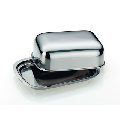 kela Butterdose Vision Edelstahl 18/10; 15.5x11x5 cm (LxBxH); silber; rechteckig kela Butterdose Vision Edelstahl 18/10; 15.5x11x5 cm (LxBxH); silber; rechteckig