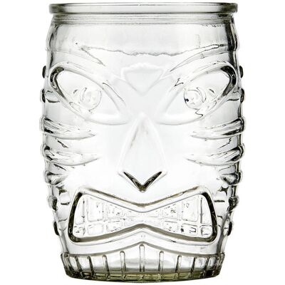 Libbey Tiki Glas-Set 12 Stück - Polynesische Kunst inspiriert Libbey Tiki Glas-Set 12 Stück - Polynesische Kunst inspiriert