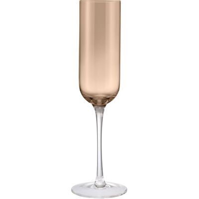 blomus Set 4 Sektgläser -FUUMI-; 220 ml, 7x7.5x23.5 cm (ØxØxH); braun/transparent blomus Set 4 Sektgläser -FUUMI-; 220 ml, 7x7.5x23.5 cm (ØxØxH); braun/transparent
