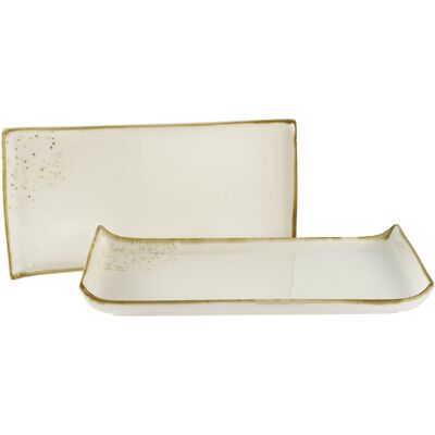 CreaTable Nature Collection - BBQ Platte 2-tlg; 33x16.5x3.5 cm (LxBxH); beige; rechteckig; 2 Stück / Pack CreaTable Nature Collection - BBQ Platte 2-tlg; 33x16.5x3.5 cm (LxBxH); beige; rechteckig; 2 Stück / Pack