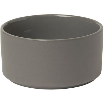 Blomus - Pilar Tiefe Schale, glasierte Keramik, 14cm - Grau Blomus - Pilar Tiefe Schale, glasierte Keramik, 14cm - Grau