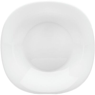 Bormioli Rocco Eßteller tief Parma 23cm, Opal-Hartglas; 500 ml, 23 cm (Ø); weiß; quadratisch; 24 Stück / Pack Bormioli Rocco Eßteller tief Parma 23cm, Opal-Hartglas; 500 ml, 23 cm (Ø); weiß; quadratisch; 24 Stück / Pack