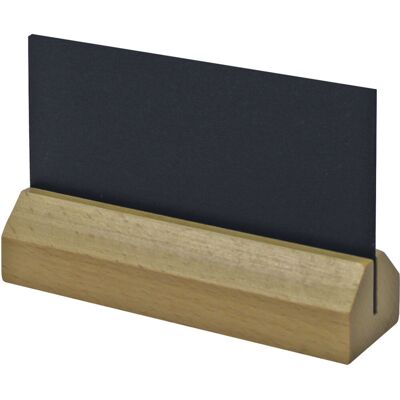 Schneider Tischaufsteller Materialmix; 13.8x6.5 cm (BxH); schwarz; rechteckig Schneider Tischaufsteller Materialmix; 13.8x6.5 cm (BxH); schwarz; rechteckig