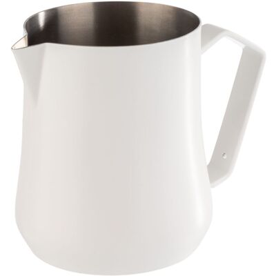 APS Milch- / Universalkanne, 18/10 Edelstahl weiß, pulverbeschichtet; 750 ml, 9.5x9.5x11.5 cm (LxBxH); weiß APS Milch- / Universalkanne, 18/10 Edelstahl weiß, pulverbeschichtet; 750 ml, 9.5x9.5x11.5 cm (LxBxH); weiß