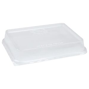 WIMEX Deckel für Mehrweg-Menübehälter Reware Lunch; 23.6x18.5x3.7 cm (LxBxH); transparent; rechteckig; 20 Stück / Packung