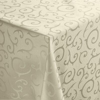 PULSIVA Tischdecke Antalya - Rechteckig, Champagner Beige, 130x220 cm PULSIVA Tischdecke Antalya - Rechteckig, Champagner Beige, 130x220 cm