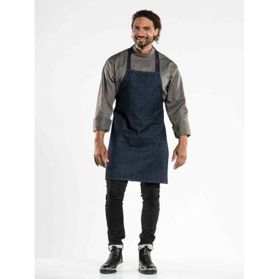 Chaud Devant Latzschürze Plain Blue Denim 31" W70 – L80; 80x70 cm (LxB); denim dunkel Chaud Devant Latzschürze Plain Blue Denim 31" W70 – L80; 80x70 cm (LxB); denim dunkel