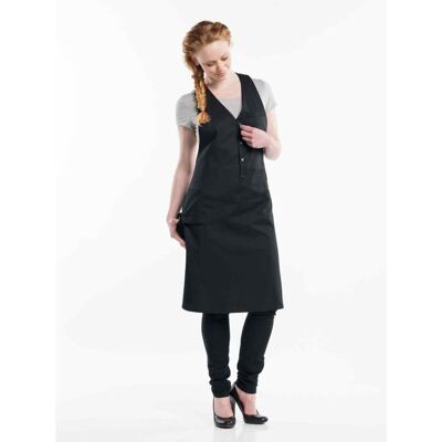 Chaud Devant Latzschürze Barista W100 – L85; 85x100 cm (LxB); schwarz Chaud Devant Latzschürze Barista W100 – L85; 85x100 cm (LxB); schwarz