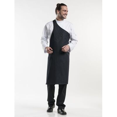 Chaud Devant Latzschürze Butcher Black Denim W90 – L100; 100x90 cm (LxB); schwarz Chaud Devant Latzschürze Butcher Black Denim W90 – L100; 100x90 cm (LxB); schwarz