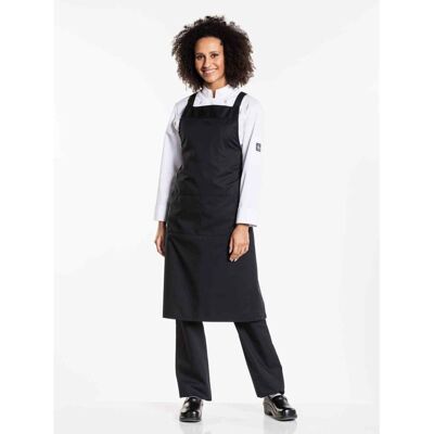 Chaud Devant Latzschürze Cross Black W85 – L100; 100x85 cm (LxB); schwarz Chaud Devant Latzschürze Cross Black W85 – L100; 100x85 cm (LxB); schwarz