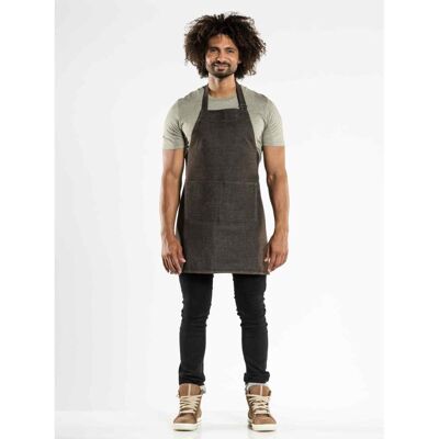 Chaud Devant Latzschürze Base Brown Denim W70 – L75; 75x70 cm (LxB); braun Chaud Devant Latzschürze Base Brown Denim W70 – L75; 75x70 cm (LxB); braun