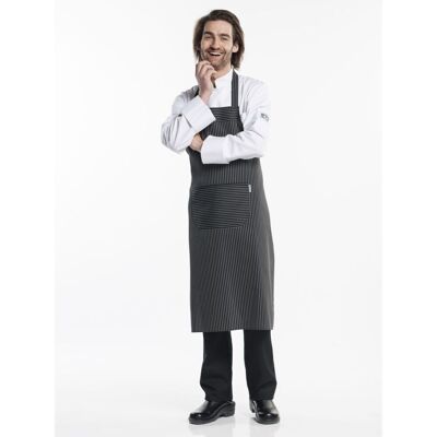 Chaud Devant Latzschürze Ligne Noir W75 – L100; 100x75 cm (LxB); schwarz Chaud Devant Latzschürze Ligne Noir W75 – L100; 100x75 cm (LxB); schwarz