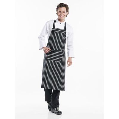 Chaud Devant Latzschürze Remo W75 – L100; 100x75 cm (LxB); schwarz Chaud Devant Latzschürze Remo W75 – L100; 100x75 cm (LxB); schwarz