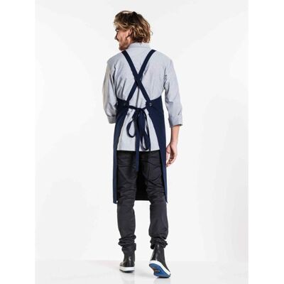 Chaud Devant Latzschürze Nordic Cross Blue W75 – L100; 100x75 cm (LxB); dunkelblau Chaud Devant Latzschürze Nordic Cross Blue W75 – L100; 100x75 cm (LxB); dunkelblau