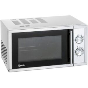 Bartscher Mikrowelle 900 Watt; 23 l, 48.3x42.5x28.1 cm (BxTxH); silber/schwarz Bartscher Mikrowelle 900 Watt; 23 l, 48.3x42.5x28.1 cm (BxTxH); silber/schwarz