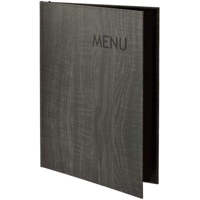 Vega - Portamenu Legno - Anthrazit - A4 - Menükartenhalter Vega - Portamenu Legno - Anthrazit - A4 - Menükartenhalter