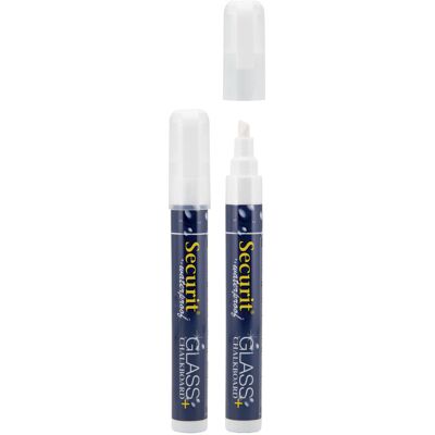 Securit 2er-Set Flüssigkreidestifte Waterproof Keilspitze 2-6mm; 2 cm (L), Schriftbreite 20 mm; weiß Securit 2er-Set Flüssigkreidestifte Waterproof Keilspitze 2-6mm; 2 cm (L), Schriftbreite 20 mm; weiß