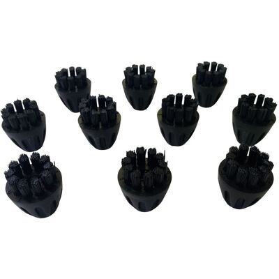 Diversey Nylonbürsten für den TASKI Steamer, Aufsteckbürsten mit Nylonborsten, für die Dampflanze; orange/grau Diversey Nylonbürsten für den TASKI Steamer, Aufsteckbürsten mit Nylonborsten, für die Dampflanze; orange/grau