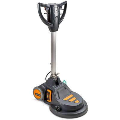 Diversey TASKI ERGODISC FLEXX 43 Starterkit , batteriebetriebene Einscheibenmaschine mit drei Geschwindigkeiten; orange/grau Diversey TASKI ERGODISC FLEXX 43 Starterkit , batteriebetriebene Einscheibenmaschine mit drei Geschwindigkeiten; orange/grau