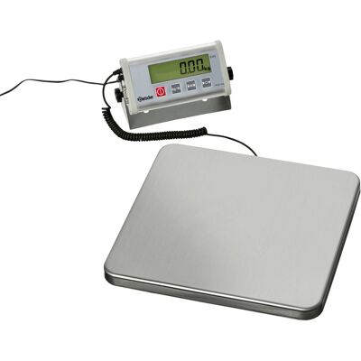 Bartscher Digitalwaage, 150 kg; 30x32x4.2 cm (LxBxH); silber Bartscher Digitalwaage, 150 kg; 30x32x4.2 cm (LxBxH); silber