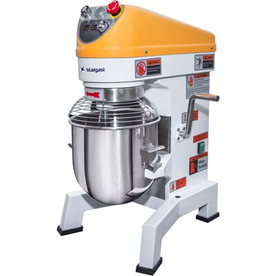 Stalgast Multifunktionaler Planetenmixer 10 Liter; 42x72 cm (BxH); orange/weiß Stalgast Multifunktionaler Planetenmixer 10 Liter; 42x72 cm (BxH); orange/weiß