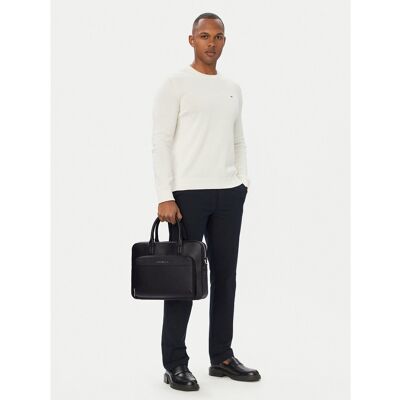 Laptoptasche Tommy Hilfiger Th Central Slim Computer Bag AM0AM14730 Schwarz NOSIZE male Laptoptasche Tommy Hilfiger Th Central Slim Computer Bag AM0AM14730 Schwarz NOSIZE male