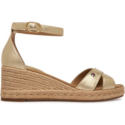 Espadrilles Tommy Hilfiger Metalic Crossover Strap FW0FW09333 Goldfarben 39 female Espadrilles Tommy Hilfiger Metalic Crossover Strap FW0FW09333 Goldfarben 39 female