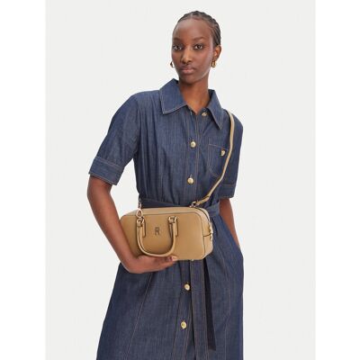 Handtasche Tommy Hilfiger Th Daily Crossover AW0AW18378 Braun NOSIZE female Handtasche Tommy Hilfiger Th Daily Crossover AW0AW18378 Braun NOSIZE female
