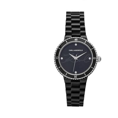 Uhr KARL LAGERFELD R0553104504 Schwarz NOSIZE female Uhr KARL LAGERFELD R0553104504 Schwarz NOSIZE female