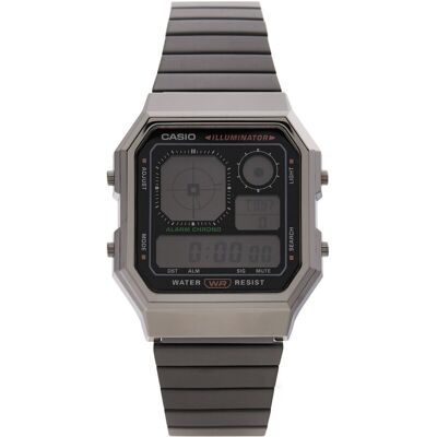 Uhr Casio A130WEGG-1AEF Grau NOSIZE male Uhr Casio A130WEGG-1AEF Grau NOSIZE male