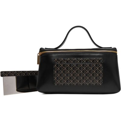 Kosmetiktasche Calvin Klein Emblem Aop Beauty Case Giftset LV04F1102G Schwarz NOSIZE female Kosmetiktasche Calvin Klein Emblem Aop Beauty Case Giftset LV04F1102G Schwarz NOSIZE female