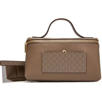 Kosmetiktasche Calvin Klein Emblem Aop Beauty Case Giftset LV04F1102G Braun NOSIZE female Kosmetiktasche Calvin Klein Emblem Aop Beauty Case Giftset LV04F1102G Braun NOSIZE female