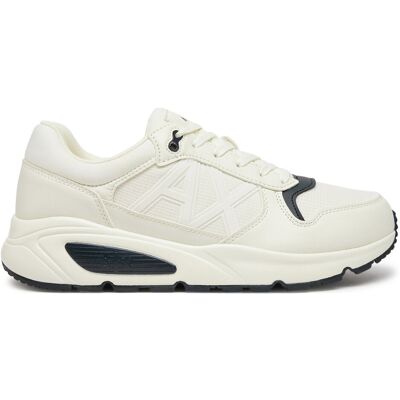 Armani Exchange XUX239XV909U384 Weiße Leder-Sneaker - Turnschuhe Armani Exchange XUX239XV909U384 Weiße Leder-Sneaker - Turnschuhe